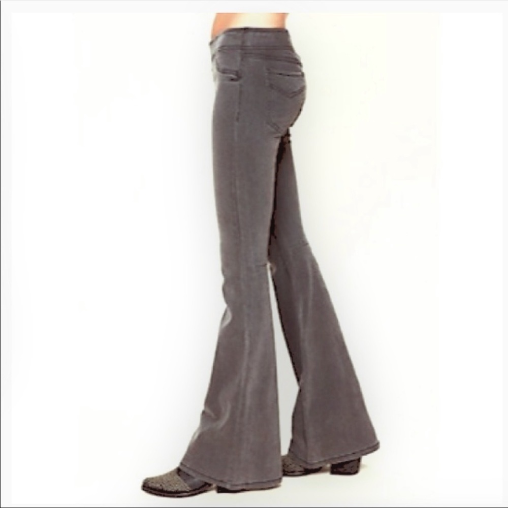 Anthro Daughters Of The Liberation Flare Leg Jeans - Picture 2 of 7